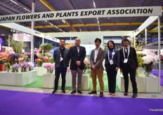 The team of Japan Flowers and plants export association.
